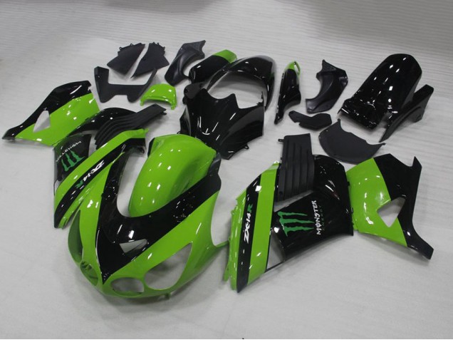 Carenado Moto ZX14R ZZR 1400 06-11 - Verde Monster