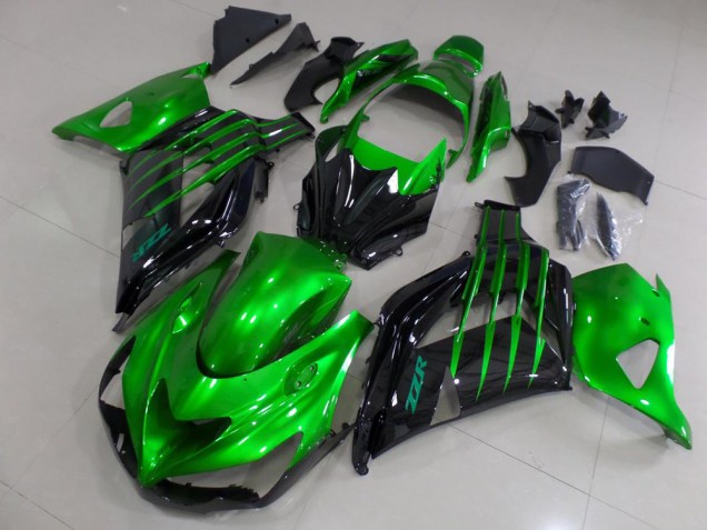 Carenado Moto ZX14R ZZR 1400 12-21 - Caramelo Verde & Negro Carenado Moto ZX14R ZZR 1400 12-21 - Caramelo Verde & Negro