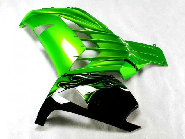 Carenado Moto ZX14R ZZR 1400 12-21 - Verde Negro Carenado Moto ZX14R ZZR 1400 12-21 - Verde Negro