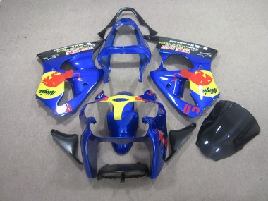 Carenado Moto ZX6R 00-02 - Azul Red Bull Ninja