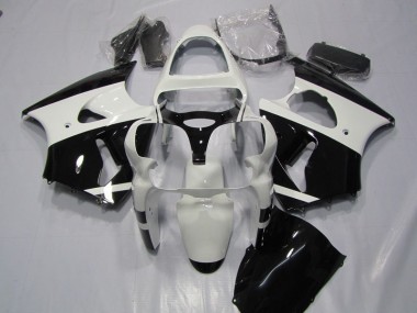 Carenado Moto ZX6R 00-02 - Blanco Negro
