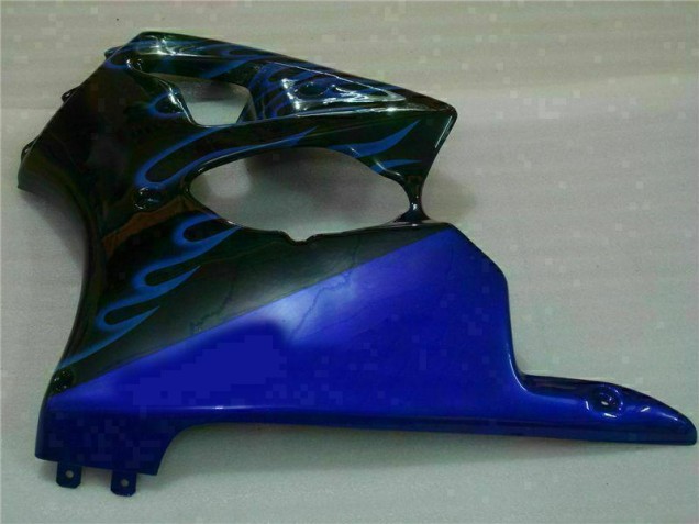 Carenado Moto ZX6R 00-02 - Negro con Azul Llama Carenado Moto ZX6R 00-02 - Negro con Azul Llama