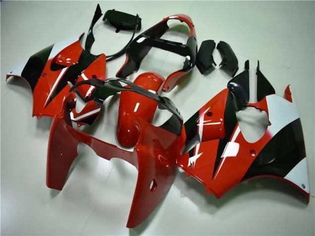 Carenado Moto ZX6R 00-02 - Rojo Negro Blanco