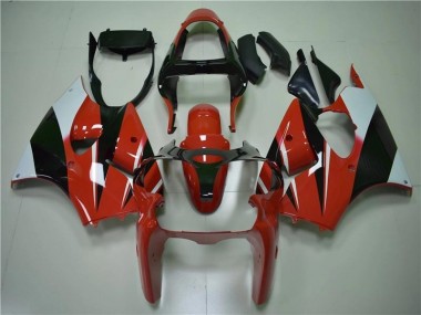 Carenado Moto ZX6R 00-02 - Rojo Negro Blanco