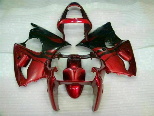Carenado Moto ZX6R 00-02 - Rojo Negro Carenado Moto ZX6R 00-02 - Rojo Negro