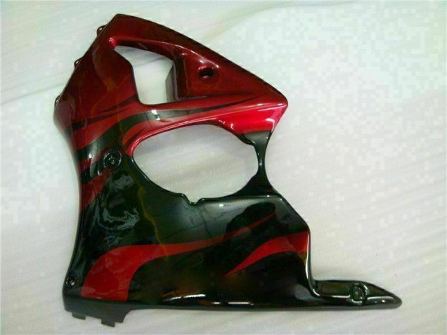 Carenado Moto ZX6R 00-02 - Rojo Negro Carenado Moto ZX6R 00-02 - Rojo Negro