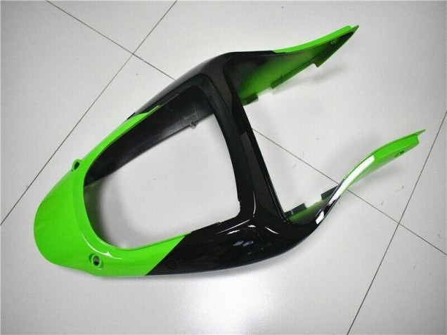 Carenado Moto ZX6R 00-02 - Verde Blanco Negro