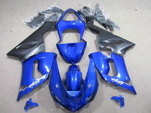 Carenado Moto ZX6R 05-06 - Azul Blanco Ninja 636