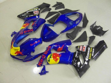 Carenado Moto ZX6R 05-06 - Azul Red Bull