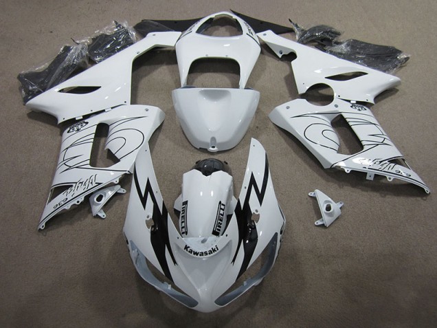 Carenado Moto ZX6R 05-06 - Blanco Ninja 636