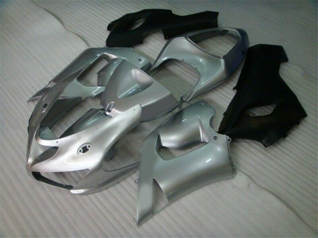 Carenado Moto ZX6R 05-06 - Plata Negro Carenado Moto ZX6R 05-06 - Plata Negro