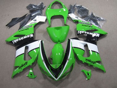 Carenado Moto ZX6R 05-06 - Verde Blanco Negro Ninja 636