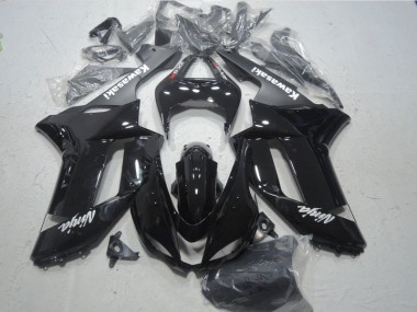 Carenado Moto ZX6R 07-08 - Negro Blanco Ninja