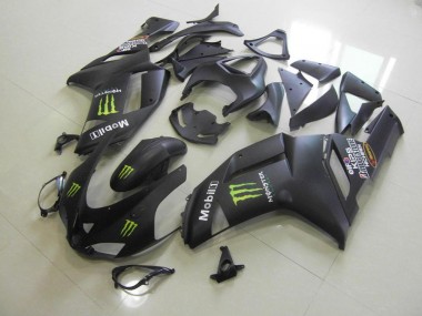 Carenado Moto ZX6R 07-08 - Negro Mate Monster