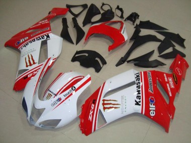 Carenado Moto ZX6R 07-08 - Rojo & Blanco