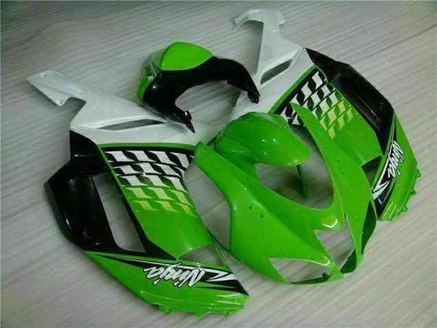 Carenado Moto ZX6R 07-08 - Verde Blanco Ninja