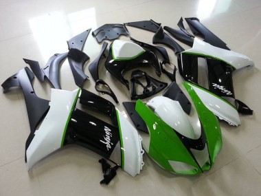 Carenado Moto ZX6R 07-08 - Verde Negro Blanco