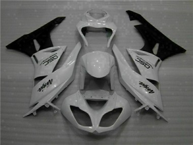Carenado Moto ZX6R 09-12 - Blanco Negro Ninja