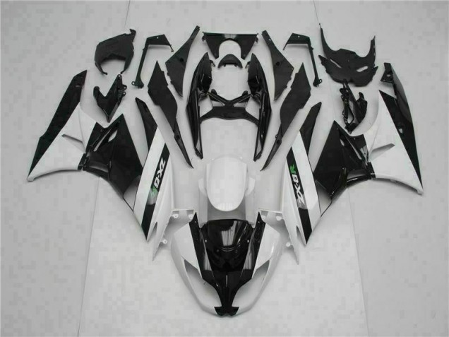 Carenado Moto ZX6R 09-12 - Negro Blanco Carenado Moto ZX6R 09-12 - Negro Blanco