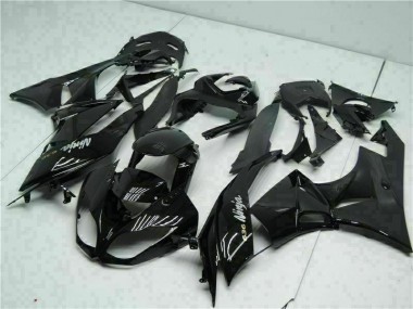 Carenado Moto ZX6R 09-12 - Negro Blanco Ninja 636