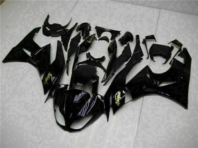 Carenado Moto ZX6R 09-12 - Negro Oro Ninja Carenado Moto ZX6R 09-12 - Negro Oro Ninja