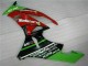Carenado Moto ZX6R 09-12 - Negro Rojo Verde Motocard