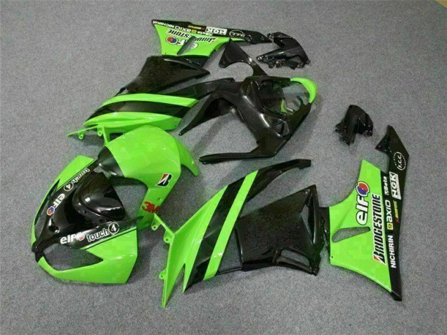 Carenado Moto ZX6R 09-12 - Negro Verde 3M Touch4 Carenado Moto ZX6R 09-12 - Negro Verde 3M Touch4