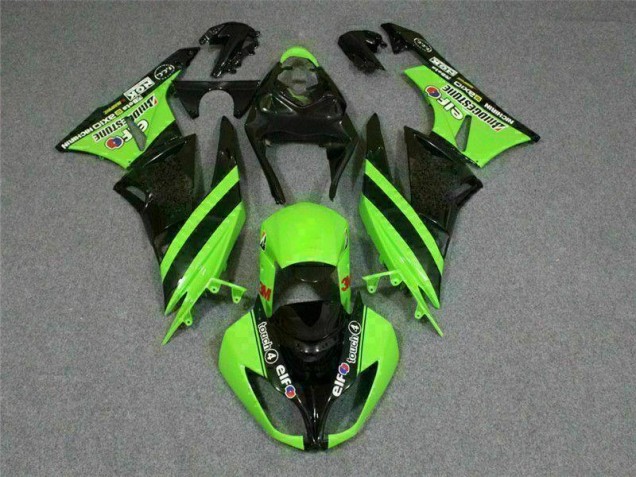 Carenado Moto ZX6R 09-12 - Negro Verde 3M Touch4 Carenado Moto ZX6R 09-12 - Negro Verde 3M Touch4