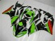 Carenado Moto ZX6R 09-12 - Negro Verde Roja Carenado Moto ZX6R 09-12 - Negro Verde Roja