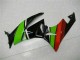 Carenado Moto ZX6R 09-12 - Negro Verde Roja Carenado Moto ZX6R 09-12 - Negro Verde Roja