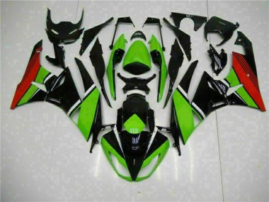 Carenado Moto ZX6R 09-12 - Negro Verde Roja