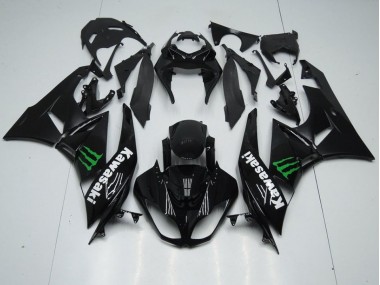 Carenado Moto ZX6R 09-12 - Negro con Monster