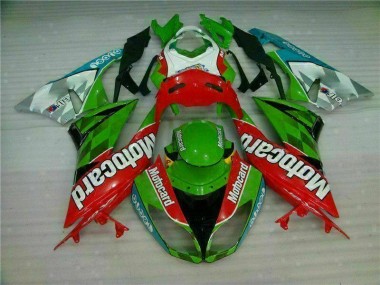 Carenado Moto ZX6R 09-12 - Rojo Verde Motocard