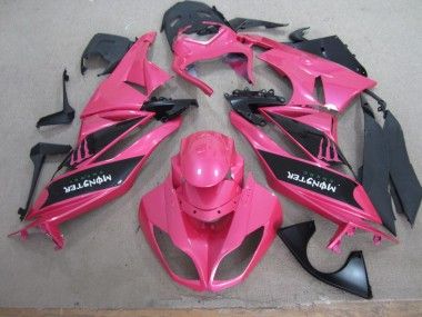 Carenado Moto ZX6R 09-12 - Rosa Negro Monster
