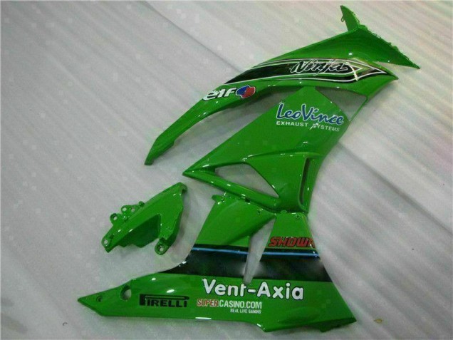 Carenado Moto ZX6R 09-12 - Verde Negro LeoVince