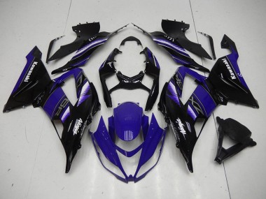 Carenado Moto ZX6R 13-18 - Azul Negro