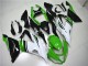 Carenado Moto ZX6R 13-18 - Verde Blanco Negro