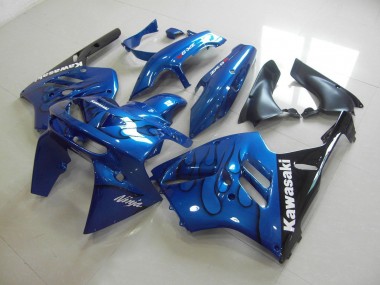 Carenado Moto ZX9R 94-97 - Azul Negro Llama