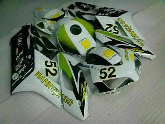 Carenado & Plástico Moto CBR 1000 RR 04-05 - Blanco Verde Hannspree 52 Carenado & Plástico Moto CBR 1000 RR 04-05 - Blanco Verde Hannspree 52
