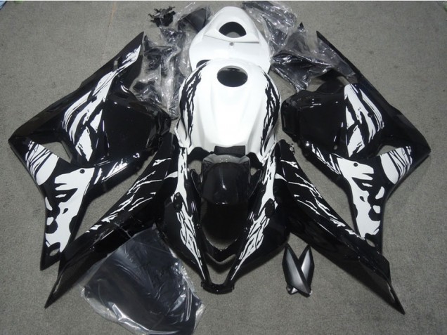 Carenado & Plástico Moto CBR 600 RR 09-12 - Negro Blanco