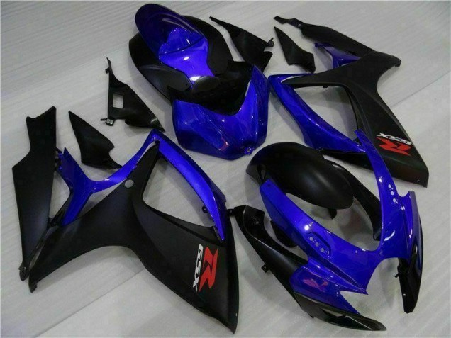 Carenado & Plástico Moto GSXR 600 / 750 K6 06-07 - Azul Negro