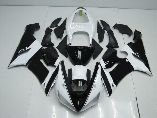 Carenado & Plástico Moto ZX6R 05-06 - Negro Blanco Carenado & Plástico Moto ZX6R 05-06 - Negro Blanco