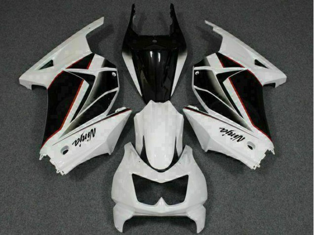 Carenados Moto EX250 08-12 - Blanco Negro Ninja