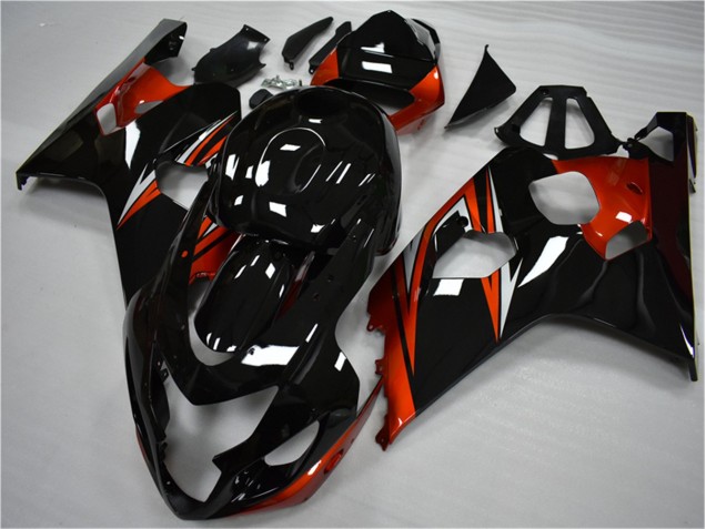 Carenados Moto GSXR 600 / 750 K4 04-05 - Naranja Negro Carenados Moto GSXR 600 / 750 K4 04-05 - Naranja Negro