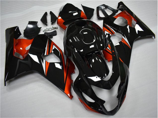 Carenados Moto GSXR 600 / 750 K4 04-05 - Naranja Negro Carenados Moto GSXR 600 / 750 K4 04-05 - Naranja Negro