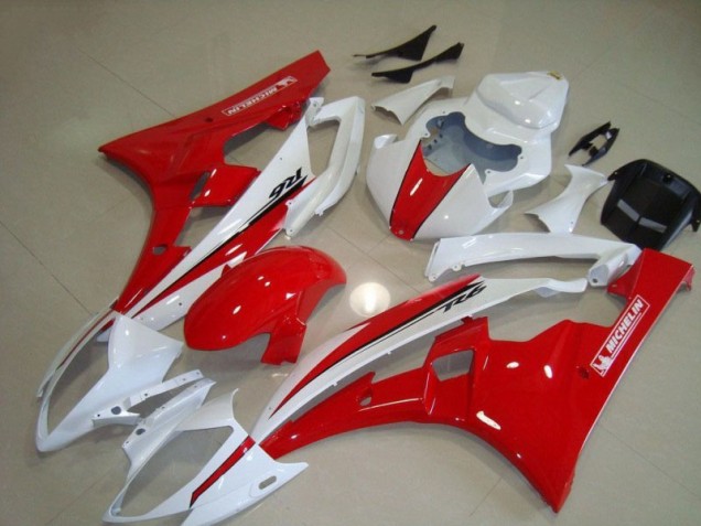 Carenados Moto R6 06-07 - Rojo Blanco