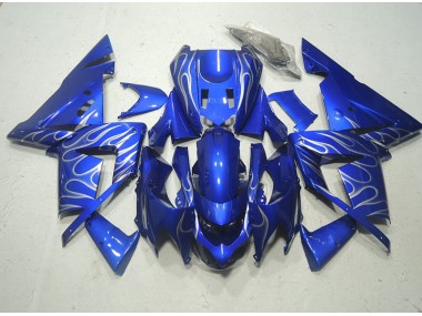 Carenados Moto ZX10R 03-05 - Azul Blanco Llama