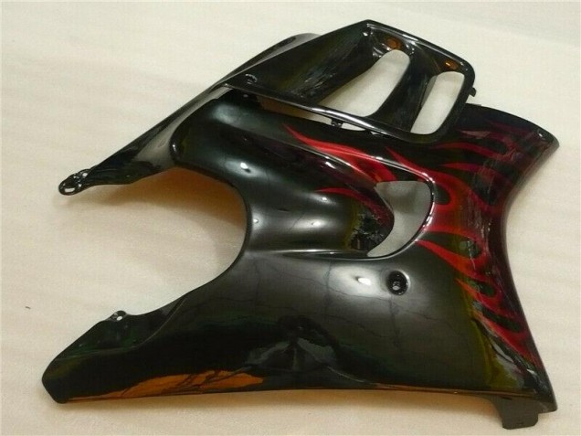 Carrocería Motocicletas CBR 600 F3 95-98 - Negro Rojo Llama