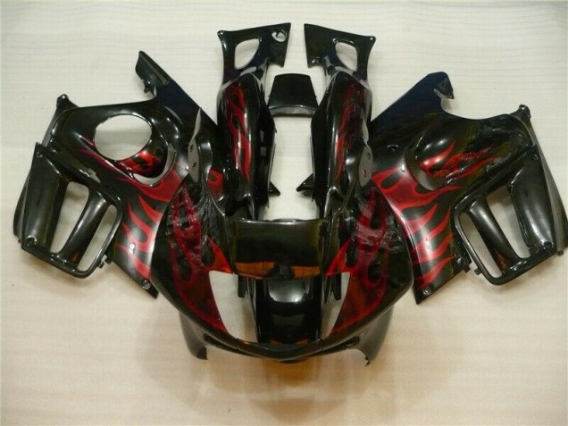Carrocería Motocicletas CBR 600 F3 95-98 - Negro Rojo Llama
