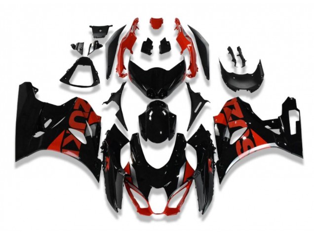 Carrocería Motocicletas GSXR 1000 17-23 - Negro Rojo